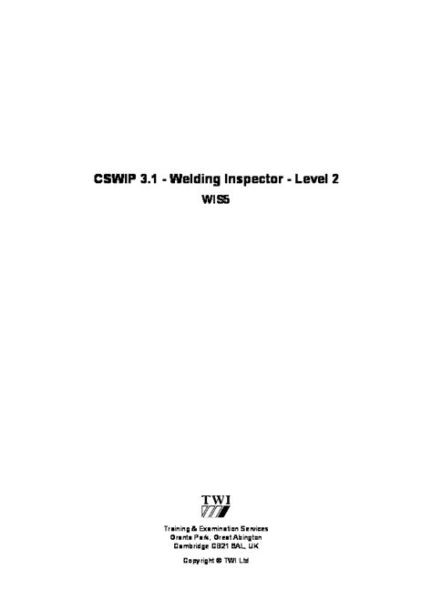 cswip 3.1 book|Cswip 3.1 New Book .